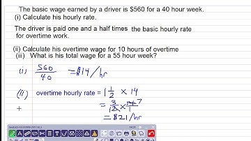 wages and overtime question