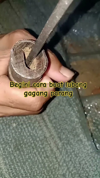 begini cara buat lubang gagang parang#viral #sawit#shorts