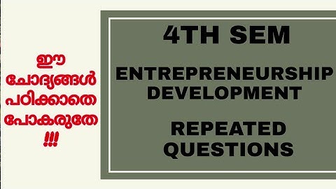 4th Sem Bcom Entrepreneurship Development chapter 3