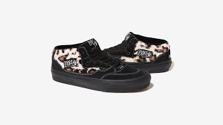 Supreme x VANS Half Cab 'leopard Black'