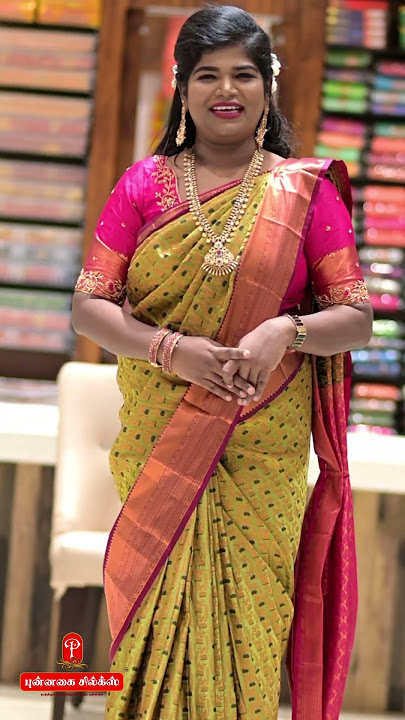 Diwali vibes start with actor Nisha & actor rhema ashok #punnagaisilks #diwalispecial