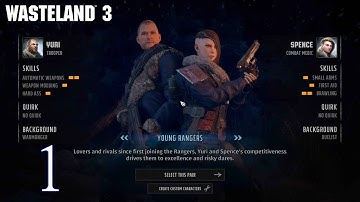 Lets Play Wasteland 3 on PC Part 1: Character Creation (BLIND)