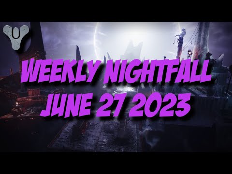 Destiny 2 Season of the Deep - Weekly Nightfall - June 27 2023 - YouTube