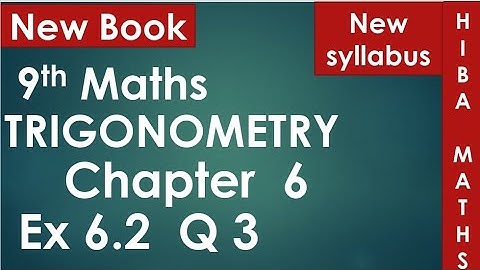 9th maths chapter 6 exercise 6.2 question 3 tn samacheer Hiba maths