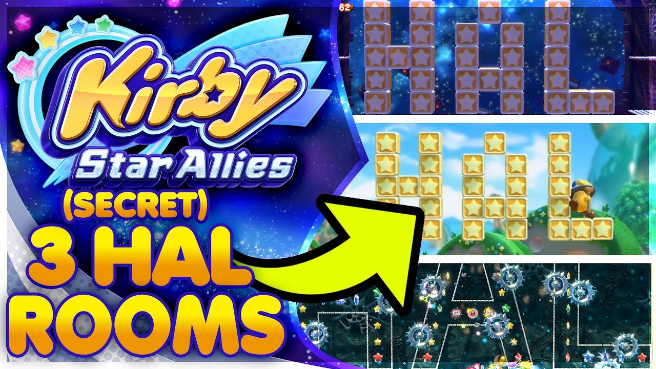 all 3 secret hal rooms in kirby star allies how to find them easter kirby ally secret