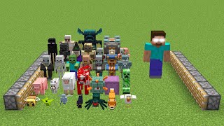 all minecraft mobs and herobrine combined ?