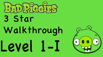 Bad Piggies - Bonus Level 1-I 3 Star Walkthrough Ground Hog Day | WikiGameGuides