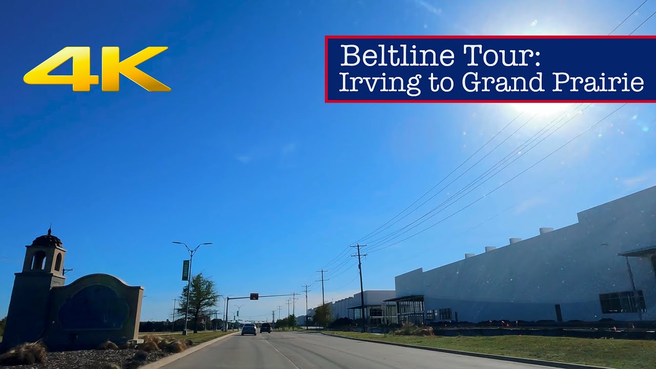 Texas Driving Tour Beltline Road (Irving to Grand Prairie) 4K YouTube