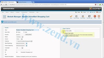 Tự Học Joomla Website bán hàng   06 Quản lý tài khoản cá nhân P2