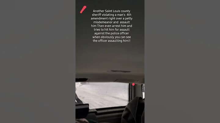 Another Saint Louis county sheriff violating a man...