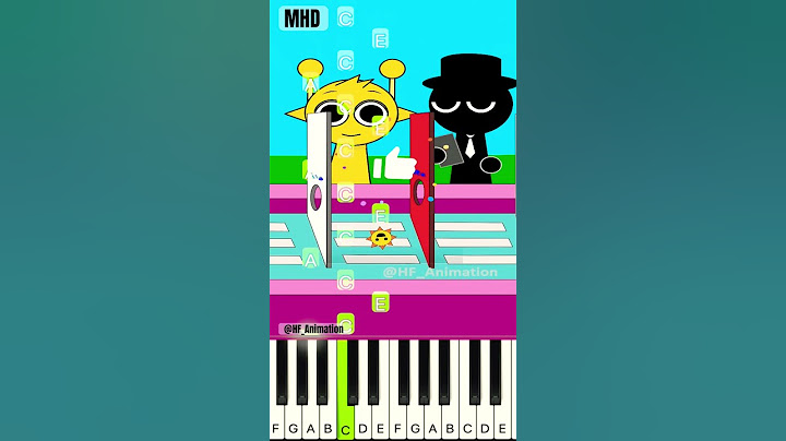Perfect Pitch Challenge With Sprunki Simon And Mr Black @HF_Animation - Piano Tutorial