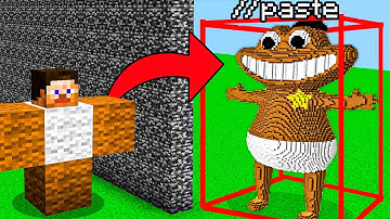 I CHEATED with //PASTE in SHERIFF TOADSTER Build Challenge (Minecraft)