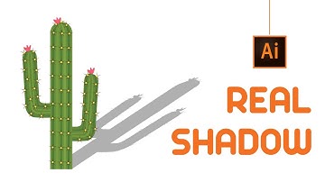 Realistic Shadow in  illustrator | Illustrator Tutorial