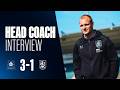 HEAD COACH INTERVIEW | Liam Manning reviews defeat at Home Park