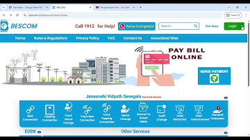 Karnataka - Change Name BESCOM Electricity Bill or Meter (Online)