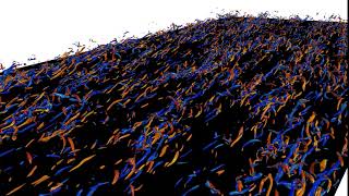 Coherent structures in a Turbulent Channel Flow simulation