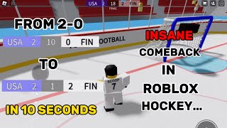 Insane comeback in Roblox hockey… (Touch Hockey)