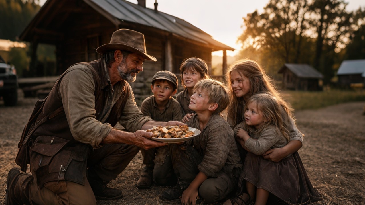 A Farmer Heard, “Can We Eat Your Leftovers, Sir” — What He Did for Those 5 Kids Made Everyone Cry