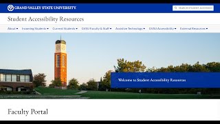 Accommodate Tutorial for Faculty