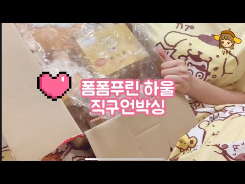 [언박싱] 폼폼푸린 인형, 가습기 직구 개봉기 / pompompurin