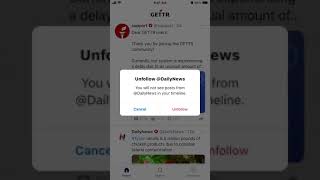 How to unfollow someone in Gettr app? screenshot 4