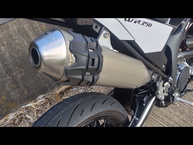 FMF Q4マフラー サイレントボム FMF Q4 + サイレントボム3【WR250X】 - YouTube