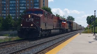 CN on CP! CPKC 134 East at Cooksville (ft.@railsofontario3029 !)