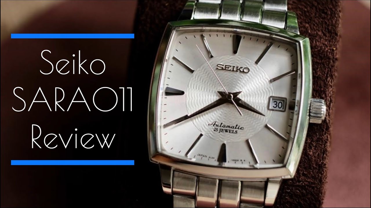 A Forgotten Seiko - SARA011 Review / Cal. 4L25 - Seiko Thinnest Automatic -  YouTube