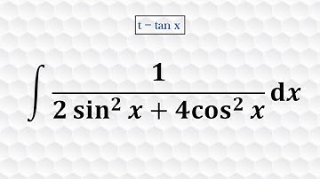 Integration using t=tanx
