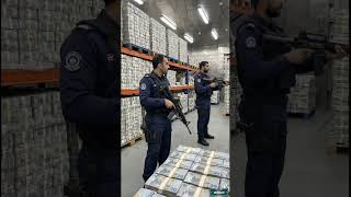 Billions of 20 kuwaiti dinar currency banknotes.