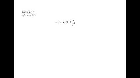 Additive Property of Equality with Integers