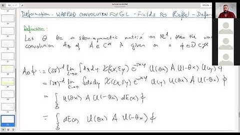 Ringvorlesung IV b Noncommutative Geometry and Deformation Quantization