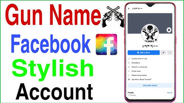 How to make Gun name facebook id | Gun name id kaise banaye | Gun name account kaise create kare