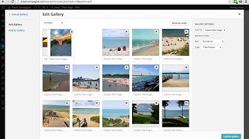 How to delete image from WordPress gallery
