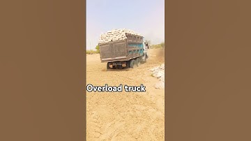 Overload trucks in India overload performance Tata and leyland#automobile#trending#truckdriver#jcb