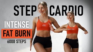 45 MIN NO REPEAT WALKING STEP CARDIO WORKOUT- No Jumping