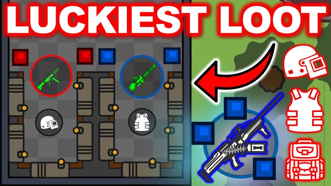 LUCKIEST MAX LEVEL 3 ARMOR OFF SPAWN! || Surviv.io