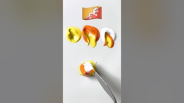 What color do mixed flags make? #colormixing #flagmixing #mixingcolors #satisfying #asmr