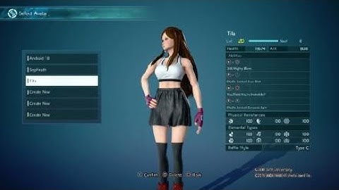 Android 18,Sephiroth and tifa Jump Force