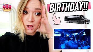 We got a PARTY Bus!! Vlogmas Day 8