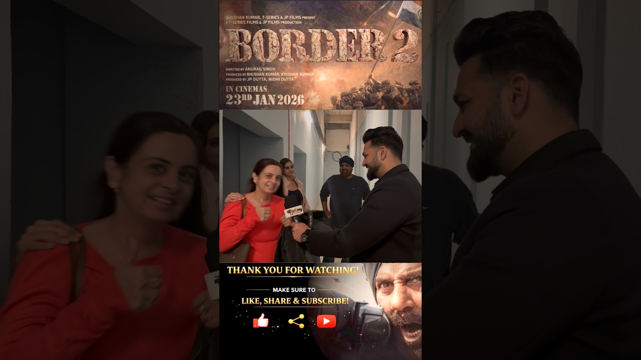 Border 2 Public Review 🇮🇳🔥 | FDFS Crowd Reaction | Sunny Deol Mass Entry | 