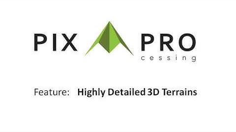 Highly detailed 3D terrains