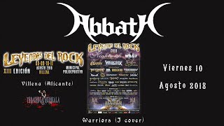 Abbath - Warriors (I cover) (live XIII Leyendas del Rock 10-08-2018)