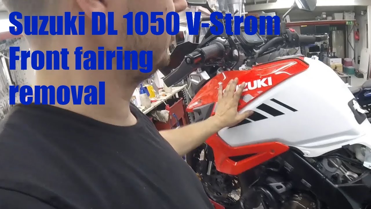 How to remove fairings on 2014 v strom