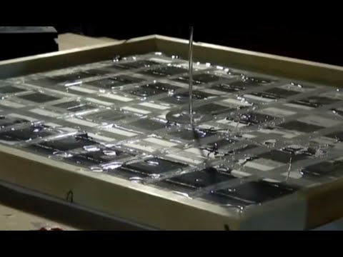 DIY Solar Panel $1 A WATT photovoltaic (part 5) Solar Cell Mounting 