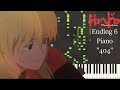 Dorohedoro Ending 6 Piano &quot;404&quot; by (K)NoW_NAME