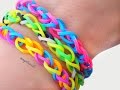 PULSERA DE GOMITAS SIMPLE con telar Rainbow loom