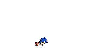 Sonic run animation|rough animator