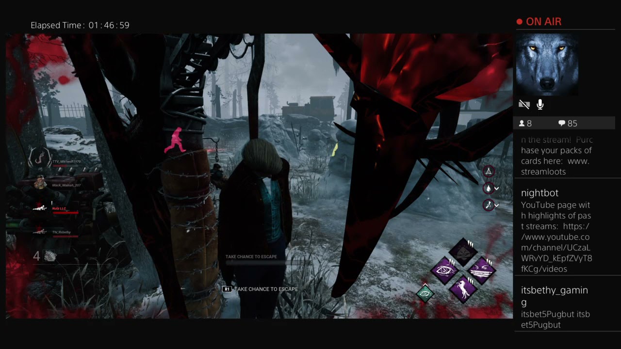 Dead by Daylight - KYF gets wrecked by iri button Legion with Ruin