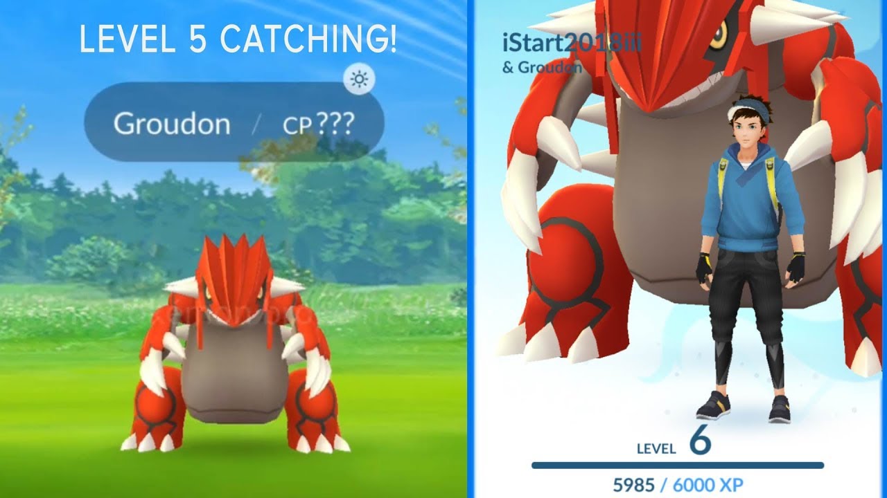 How to Catch Groudon in Pokemon Go?